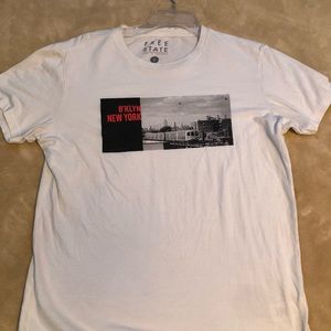Mens Small Free State “BROOKLYN” Tee